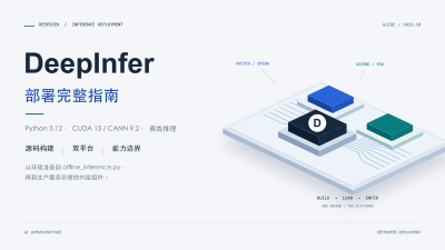 DeepInfer 部署完整指南（2026 年 10 月）：Python 3.12、CUDA 13/CANN 9.2 与离线推理