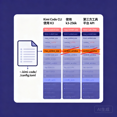 Kimi Code 配置 Kimi K3 排错指南：模型 ID 混淆、config.toml 字段陷阱与 401 错误全解