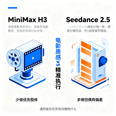 MiniMax H3 vs Seedance 2.5：同日发布，两条路线，各赢一半