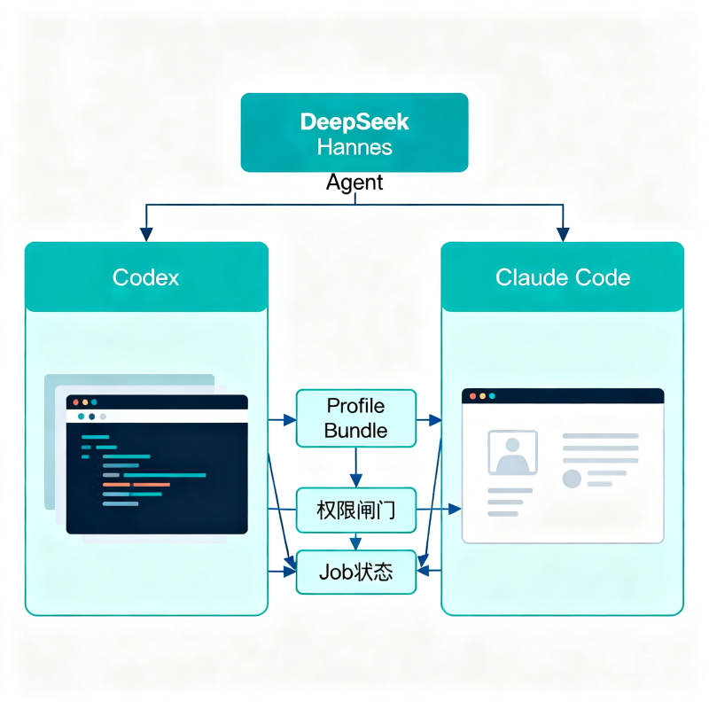 DeepSeek Harness 子代理教程：在 rc.8 中接入 Codex 与 Claude Code