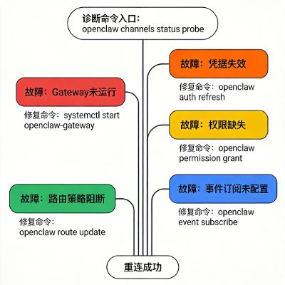 openclaw 与飞书断开：完整排查与重连指南